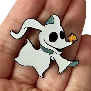 Disney Nightmare Before Christmas Zero Halloween Enamel Pin